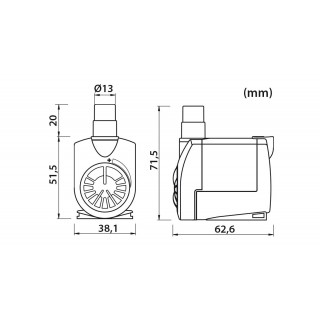 Pompa Newa New Jet NJ 600 200/600 l/h 100 cm/h