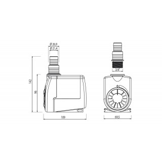 Pompa Newa New Jet NJ 2300 1700/2300 l/h 240 cm/h