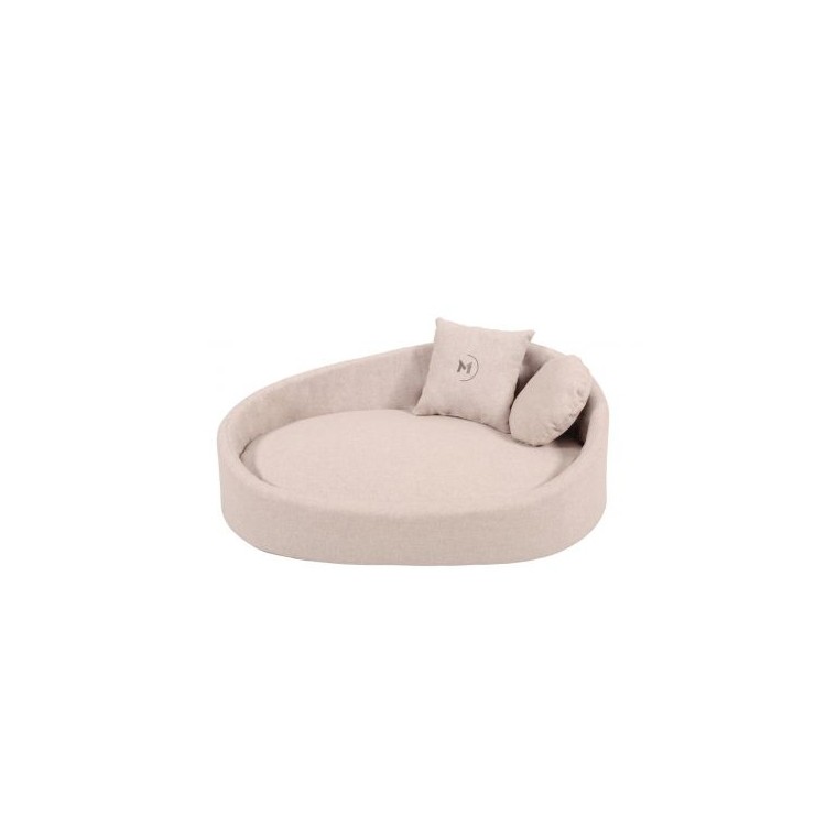 Cuccia Poltrona Meridienne "Milano" beige 100cm