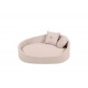 Cuccia Poltrona Meridienne "Milano" beige 100cm