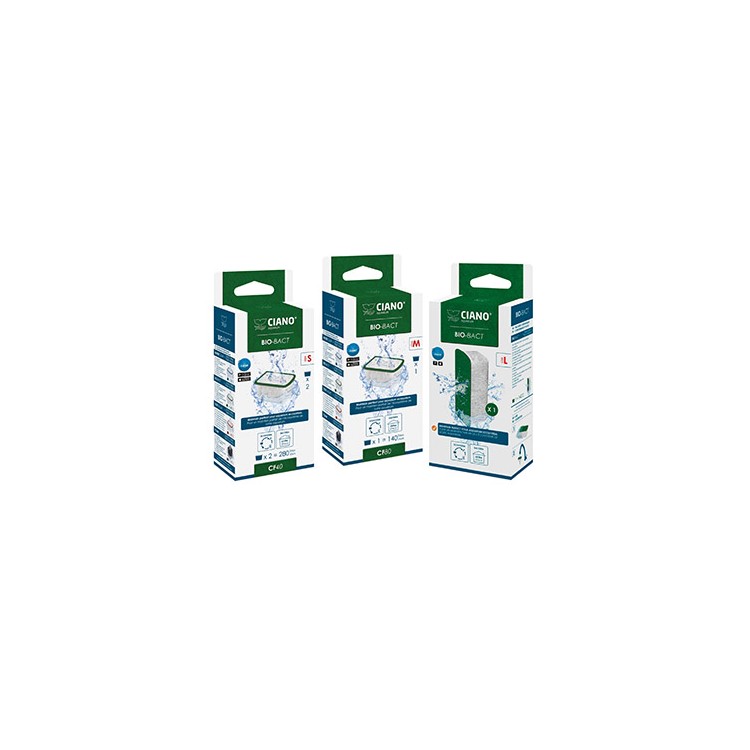 Materiale filtrante Bio Bact x filtro Ciano CF 40 S
