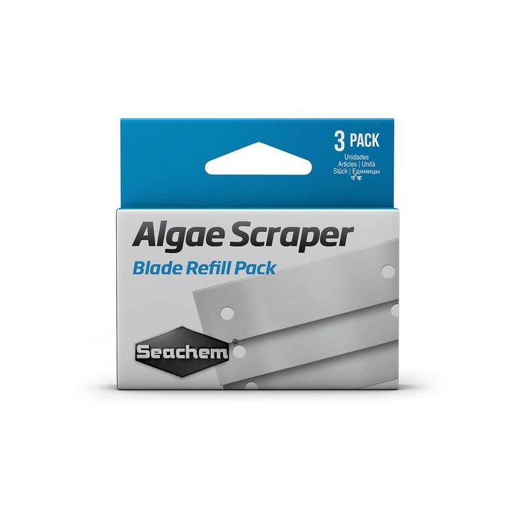 Ricambi lame raschietto Algae Scraper Seachem 3 pz