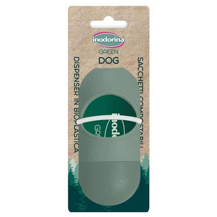 Dispenser sacchetti Green Bioplastica Inodorina