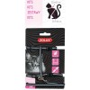 Pettorina regolabile con guinzaglio nero kit riflettente