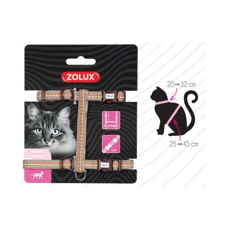 Pettorina regolabile Tempo nylon chocco