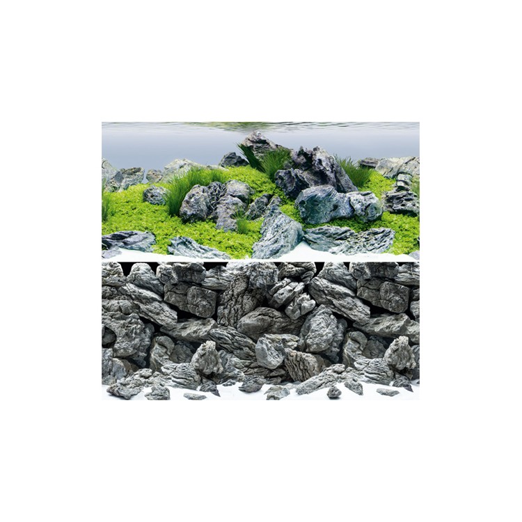 Decorazione sfondo Poster 4 XL Juwel 150 x 60 cm Aquascape/Stone