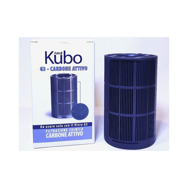 Materiale filtrante cartuccia carbone per filtro esterno Kubo G3 Askoll