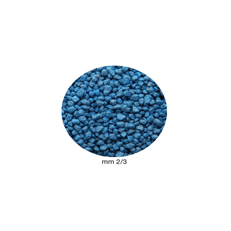 Ghiaia Blu Bios ceramizzato Azzurro 5 kg 2/3mm
