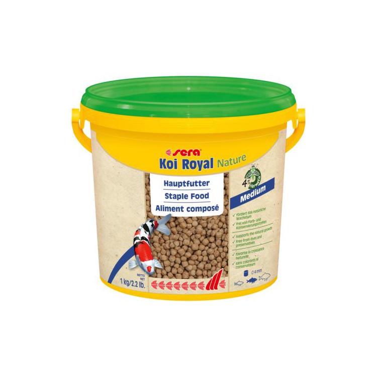 Mangime Pond Koi Royal Nature medium 3800 ml 1 kg