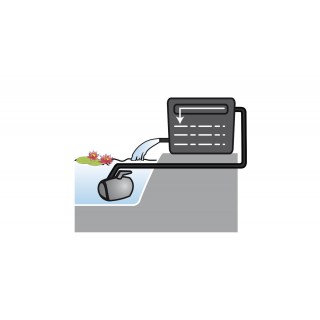 Filtro Pond Pratico ADV 3000 UV-C 7w + NJ1200 con materiale filtrante