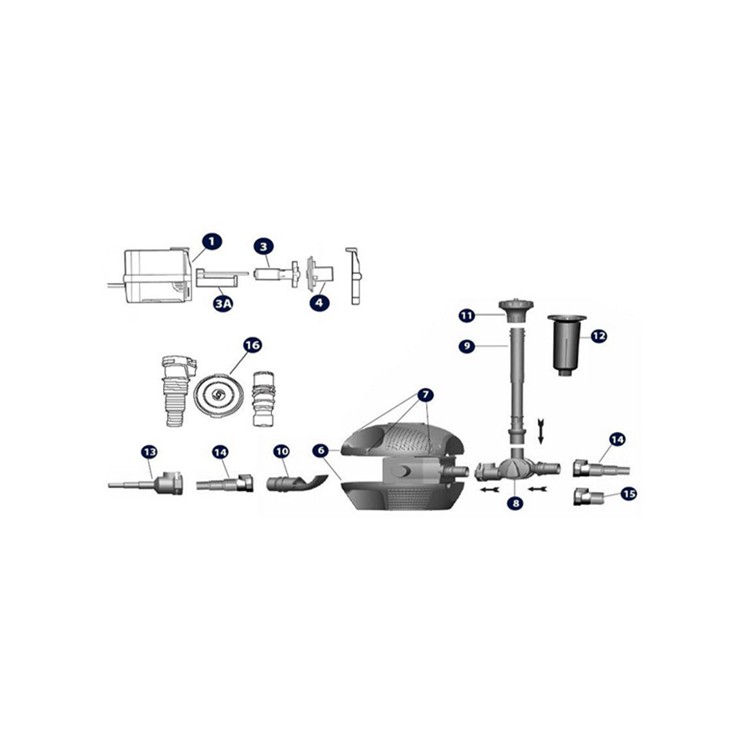 Ricambi Kit aspirazione diretta Pompa PJ 2200