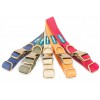 Collare regolabile Eco Soia FCGreen Verde Oliva Tg S/M 2x28-40cm