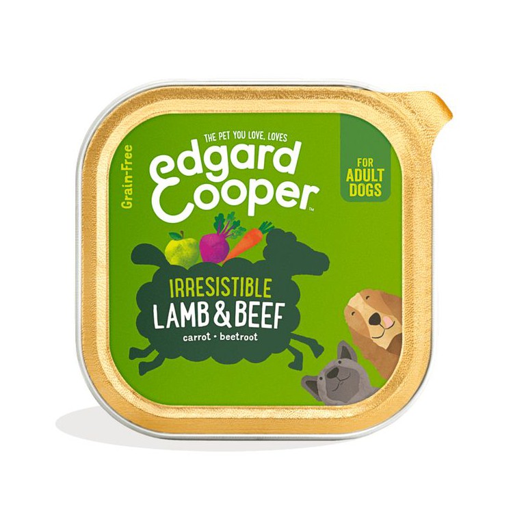 Agnello e Manzo con carota, barbabietola e mela 300g