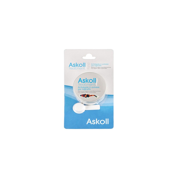 Antialga in polvere per laghetto alghe verdi filamentose Askoll Pond 120g