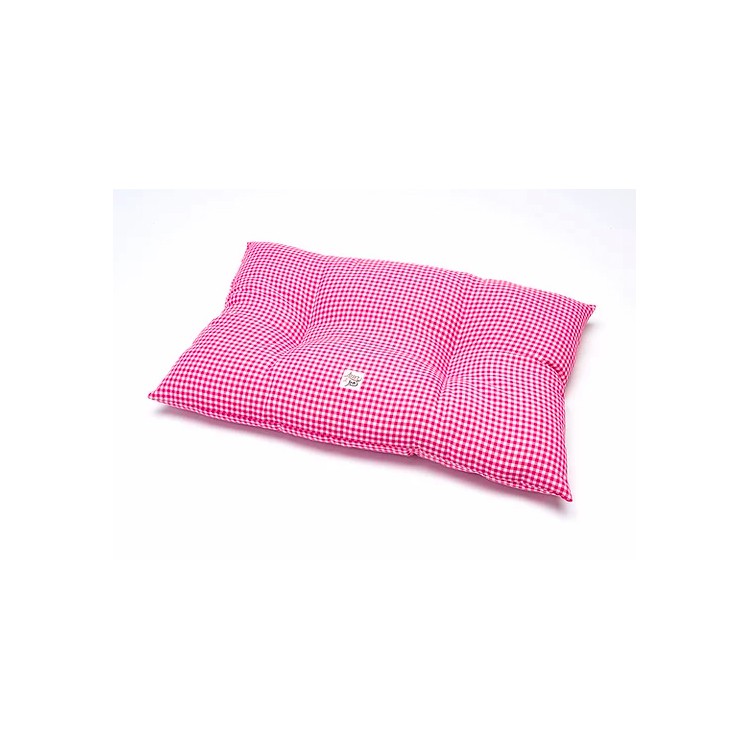Cuscino Leo & Luna Rettangolare Vichy Fucsia 90 cm