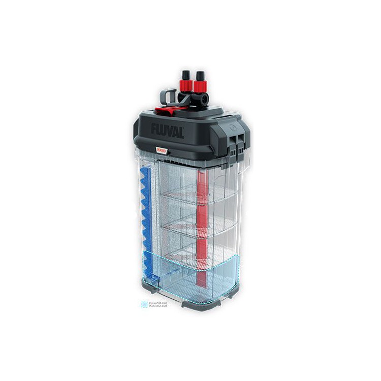 Materiale filtrante spugna ondulata per filtro Pratiko 3.0 Super Silent 100 2 pz blu