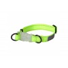 Collare Luce LED  Giallo Fluo tg L con ricarica USB