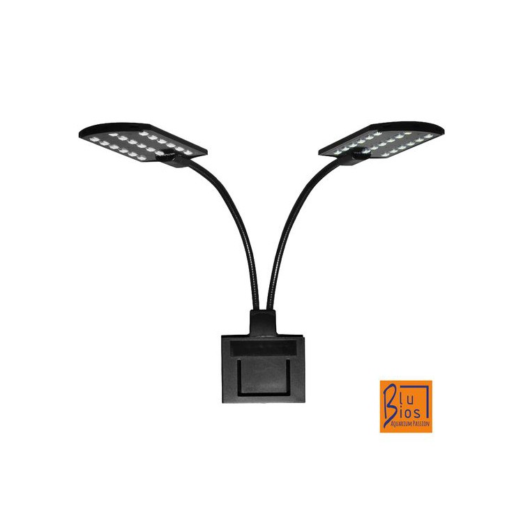 Illuminazione plafoniera led Twin led nera 14 w