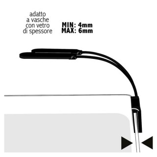 Illuminazione plafoniera led Twin led nera 14 w