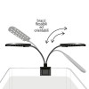 Illuminazione plafoniera led Twin led nera 14 w