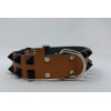 Collare My Queen Biscotto borchia Pir. nera lucida 45x3cm