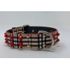 Collare My Queen Burberry borchia cono rosso 45x3cm