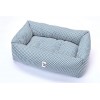 Divanetto Leo & Luna Geometrico Azzurro 80cm