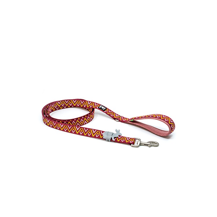 Guinzaglio Hurtta Razzle Dazzle Standard Lampone 180cmx25mm