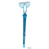 Pinza economica in plastica azzurra punte 45° per piante