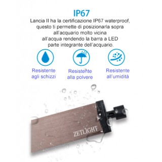 Illuminazione Zetlight Lancia II WiFi led strip Marinewater 895mm 24 v36 w