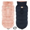 Milk&Pepper Piumino Nikita Reversibile pelliccia ecologica TG32