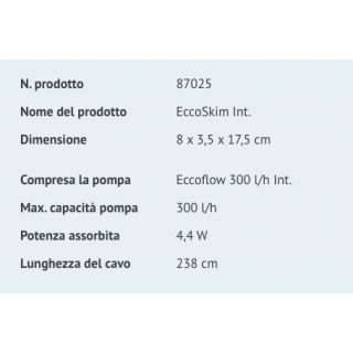 Schiumatoio EccoSkim Juwel