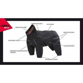 Rukka Thermal Overall Short Legs Burgundy 40