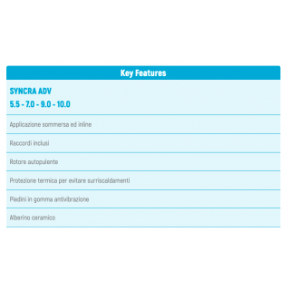Pompa Syncra ADV 10.0 cavo 10 mt