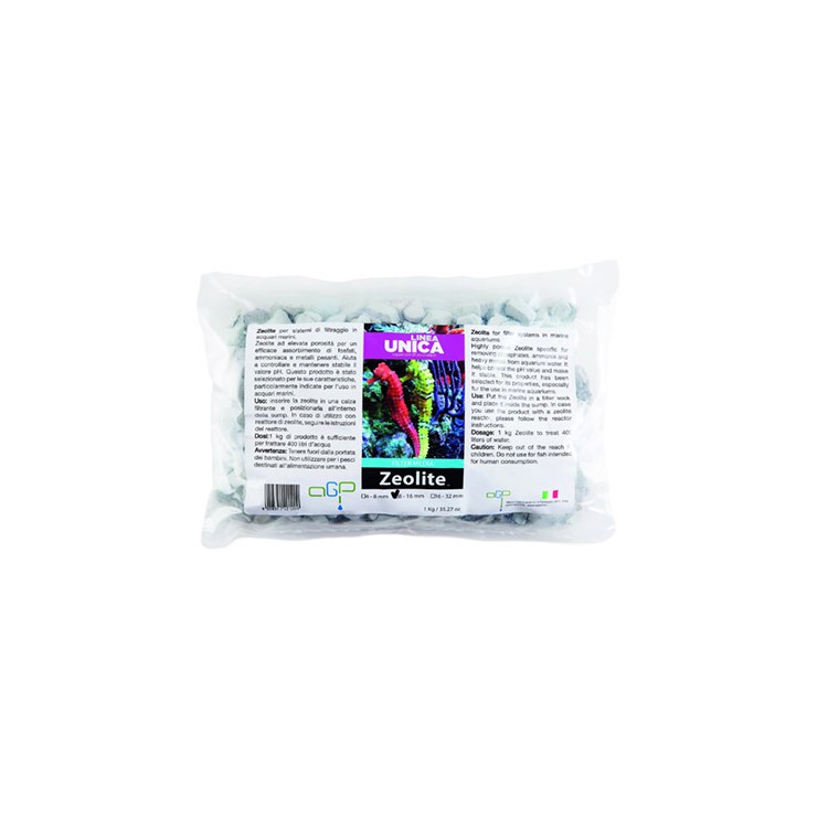 Materiale filtrante Zeolite 8-16mm 1kg