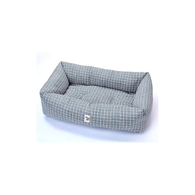 Divanetto Leo & Luna Scozzese Azzurro 90cm