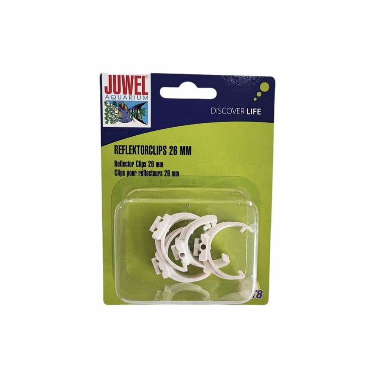 Ricambi clips in plastica per riflettori Juwel per neon T8 4 pezzi