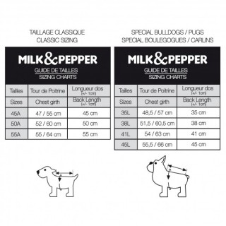 Impermeabile Tribord Bulldog Milk&Pepper Tg 41L