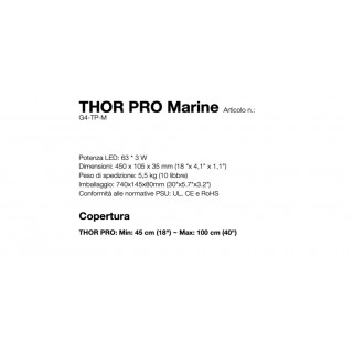 Illuminazione Led Micmol THOR PRO 180W Marine water Wifi