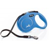 Guinzaglio Flexi classic fettuccia M (fino a 25kg) 5mt  blu