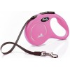 Guinzaglio Flexi Classic fettuccia S rosa 5mt 15kg