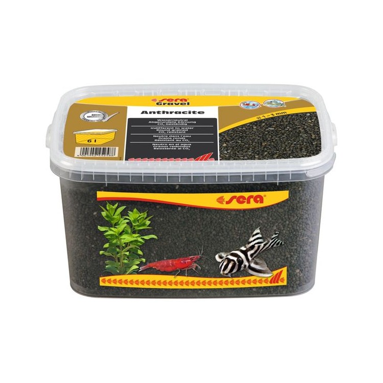 Ghiaia Gravel Gray Sera 2-3 mm 6 lt 9 kg