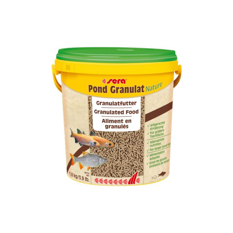 Mangime Pond Granulat Nature 10 lt 1,8 kg