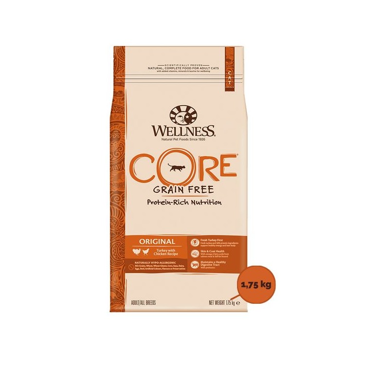 Wellness Core Original Pollo e tacchino 1,75kg
