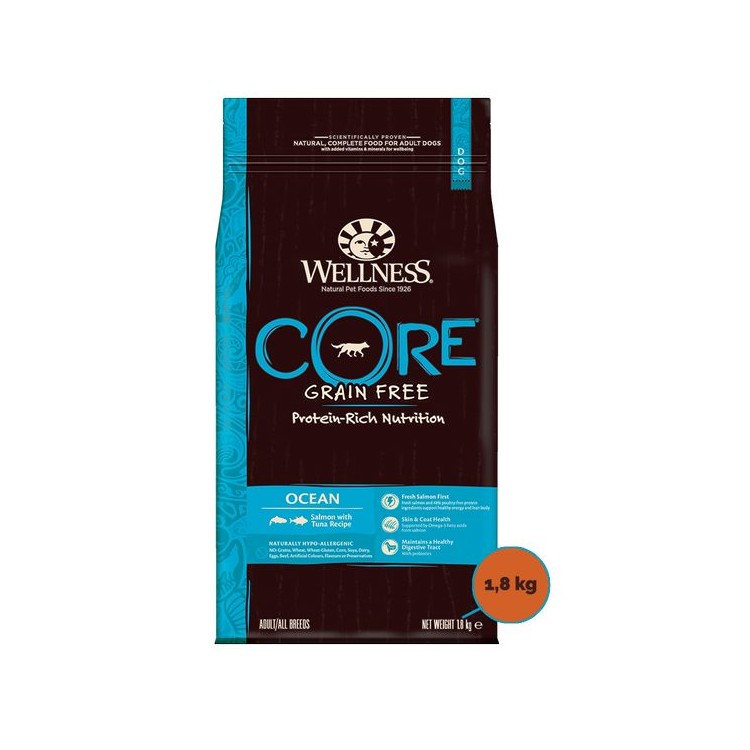 Wellness Core Ocean Salmone e tonno 1,8kg