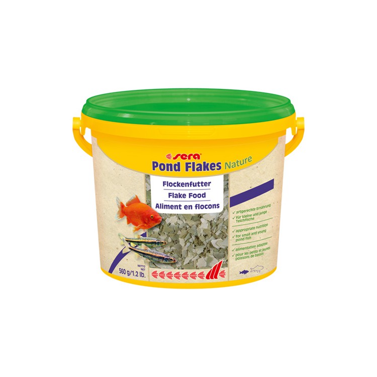 Mangime Pond Flakes Nature 3800 ml 560 gr