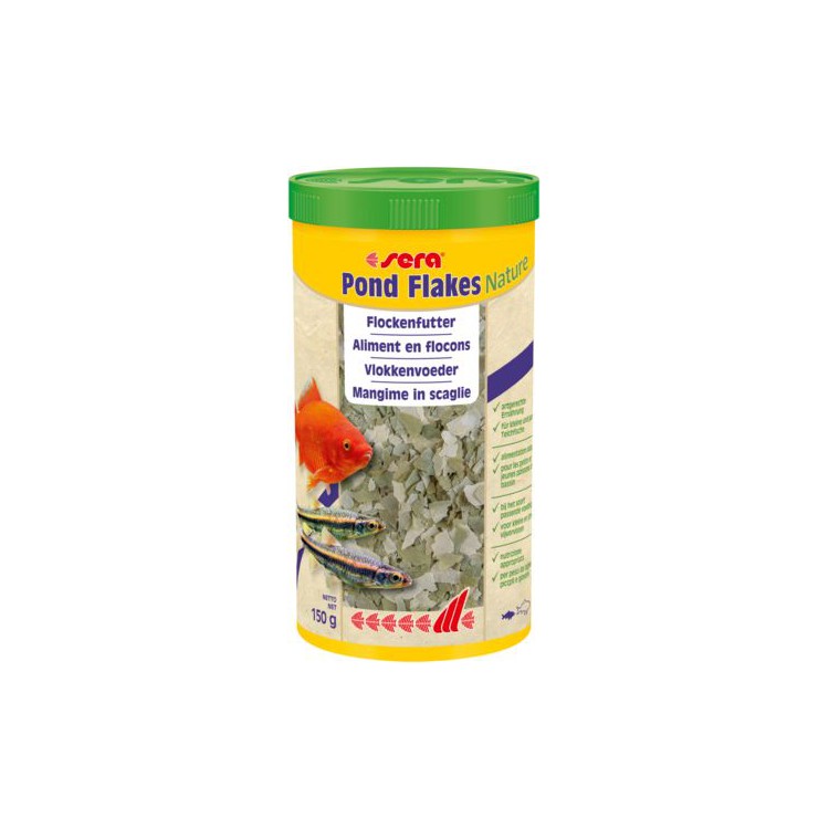 Mangime Pond Flakes Nature 1000 ml 150 gr
