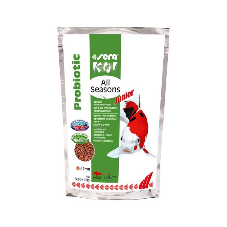 Mangime Pond Koi Junior All Seasons Probiotic 2 mm 500 g