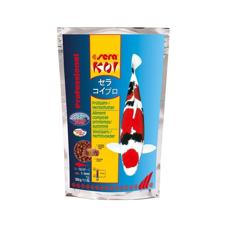 Mangime Pond Koi professional primavera/autunno 500 gr