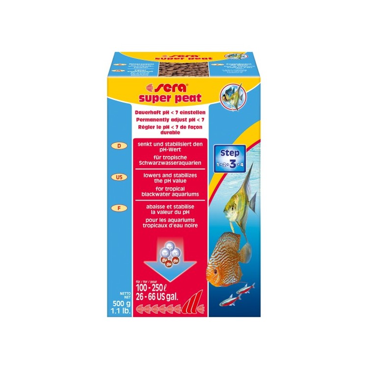 Materiale filtrante torba Super Peat 500gr